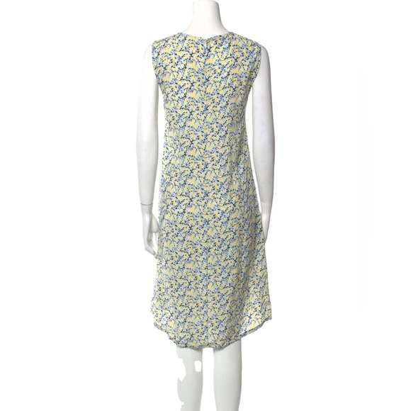 Equipment 100% Silk Floral Hi-lo Sleeveless Dress - Picture 5 of 9